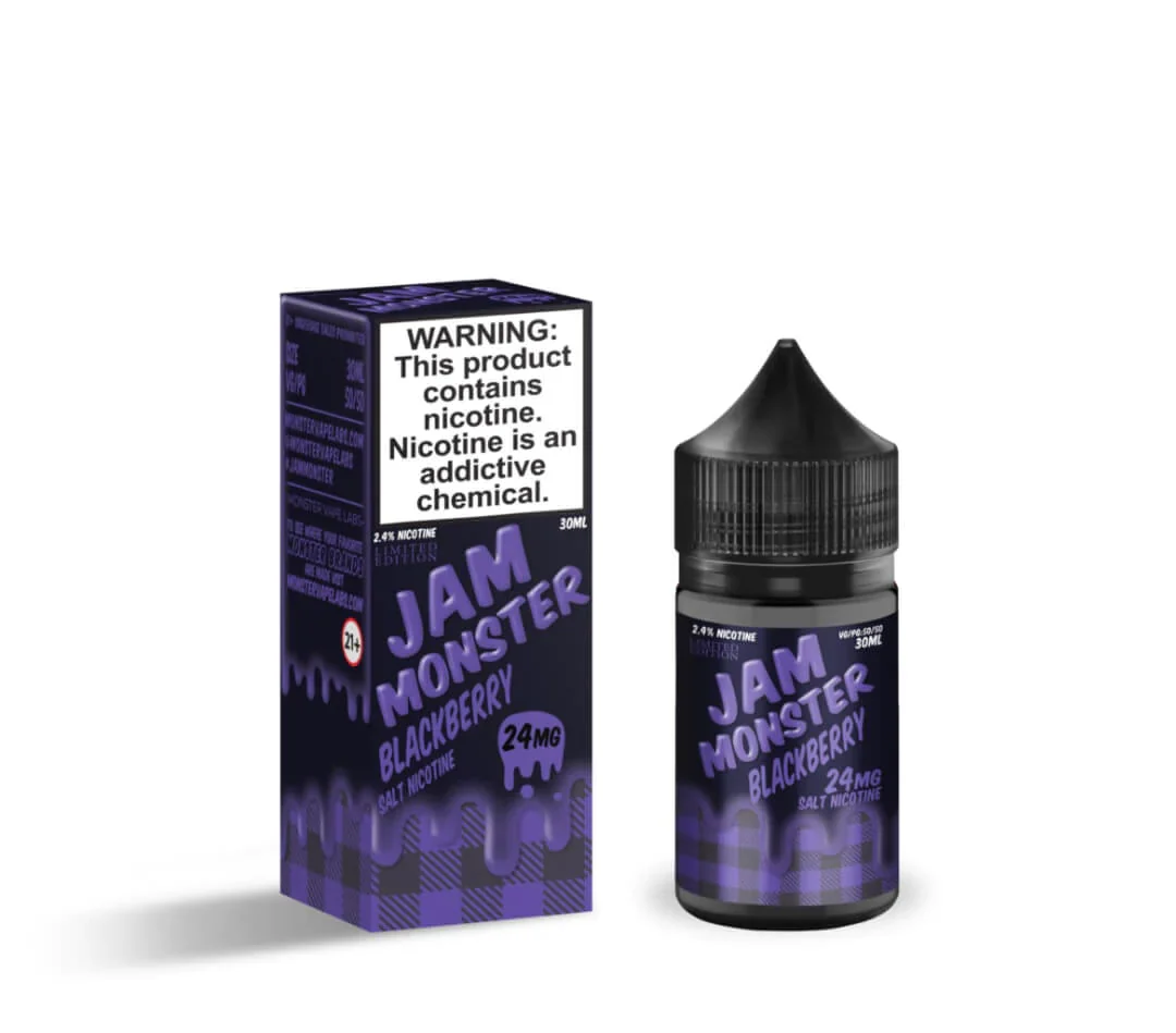 Blackberry By Jam Monster - Salt Nicotine - 30ml (TFN) - Image 2
