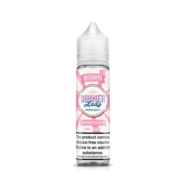 Dinner Lady TFN eLiquid - Strawberry Macaroon | 60mL