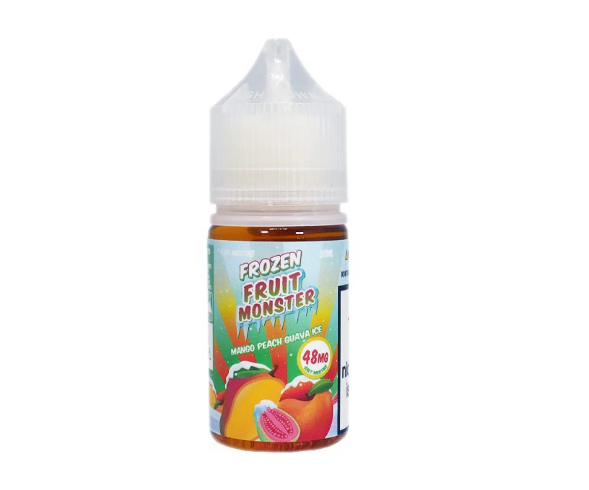 Mango Peach Guava Ice By Frozen Fruit Monster - Salt Nicotine - 30ml (TFN) - Image 2