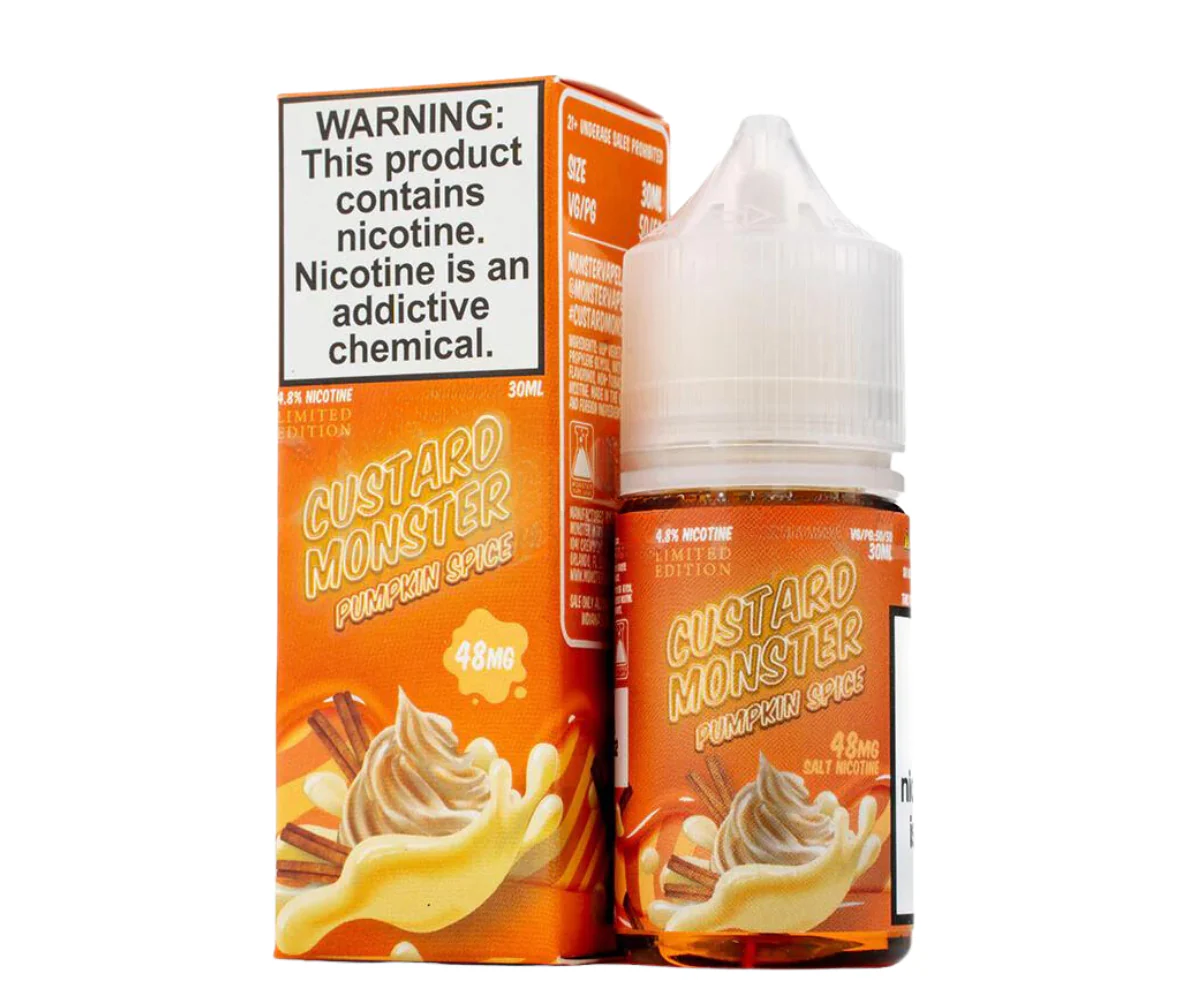 Pumpkin Spice By Custard Monster - Salt Nicotine - 30ml (TFN) - Image 2