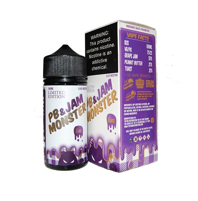 PB & Jam Monster Grape By Jam Monster - 100ml (TFN) - Image 2