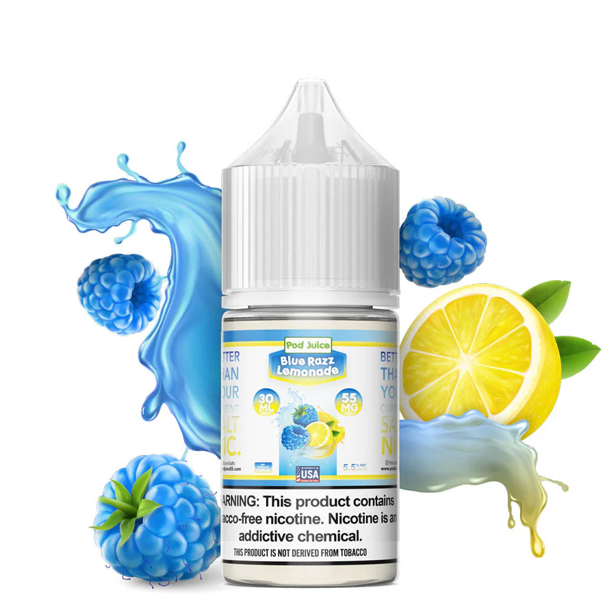 Pod Juice TFN Salt Nic - Blue Razz Lemonade | 30ml