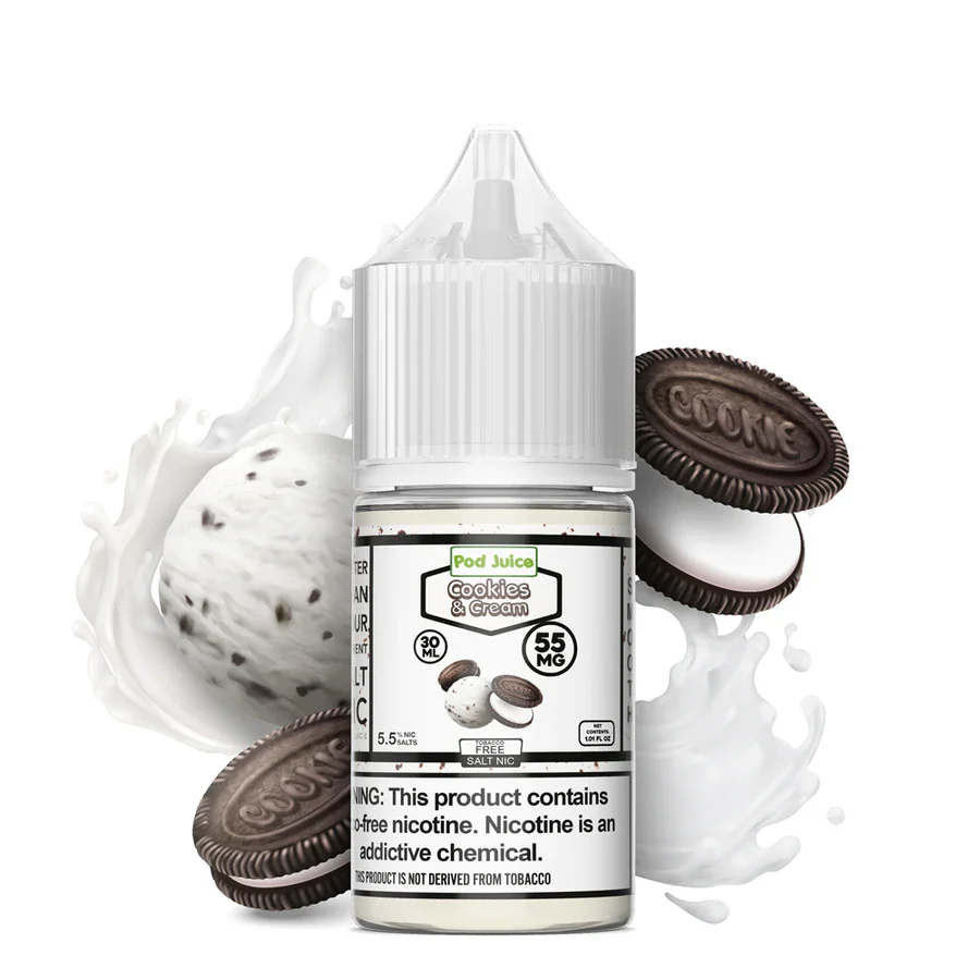 Pod Juice TFN Salt Nic - Cookies & Cream | 30ml