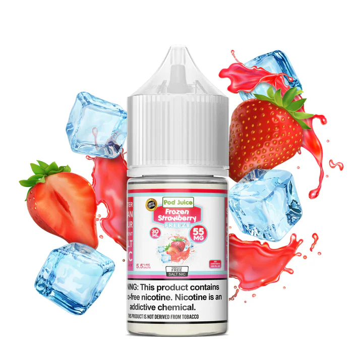 Pod Juice TFN Salt Nic - Frozen Strawberry | 30ml - Image 2