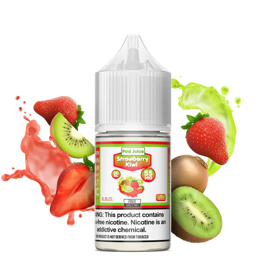Pod Juice TFN Salt Nic - Strawberry Kiwi | 30ml