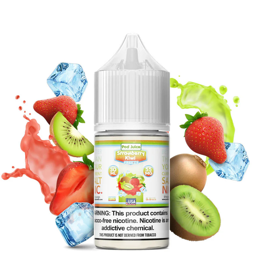 Pod Juice TFN Salt Nic - Strawberry Kiwi Freeze | 30ml
