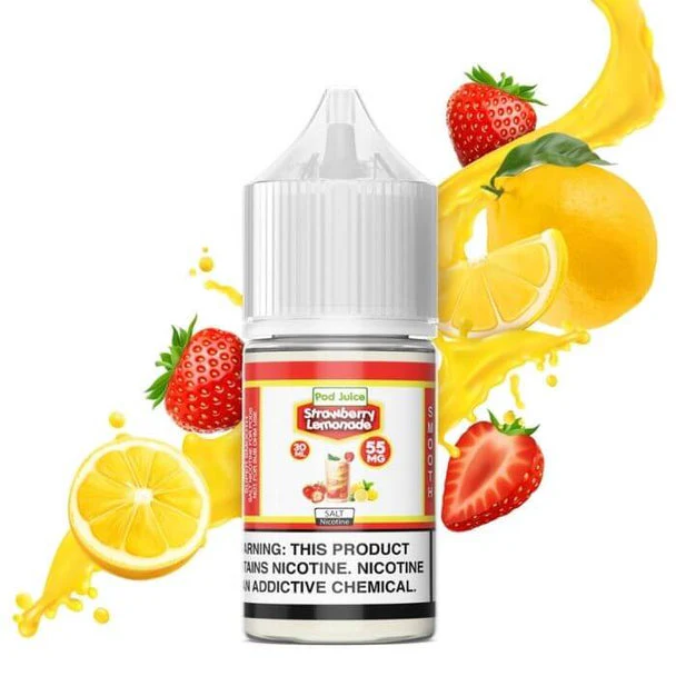 Pod Juice TFN Salt Nic - Strawberry Lemonade | 30ml