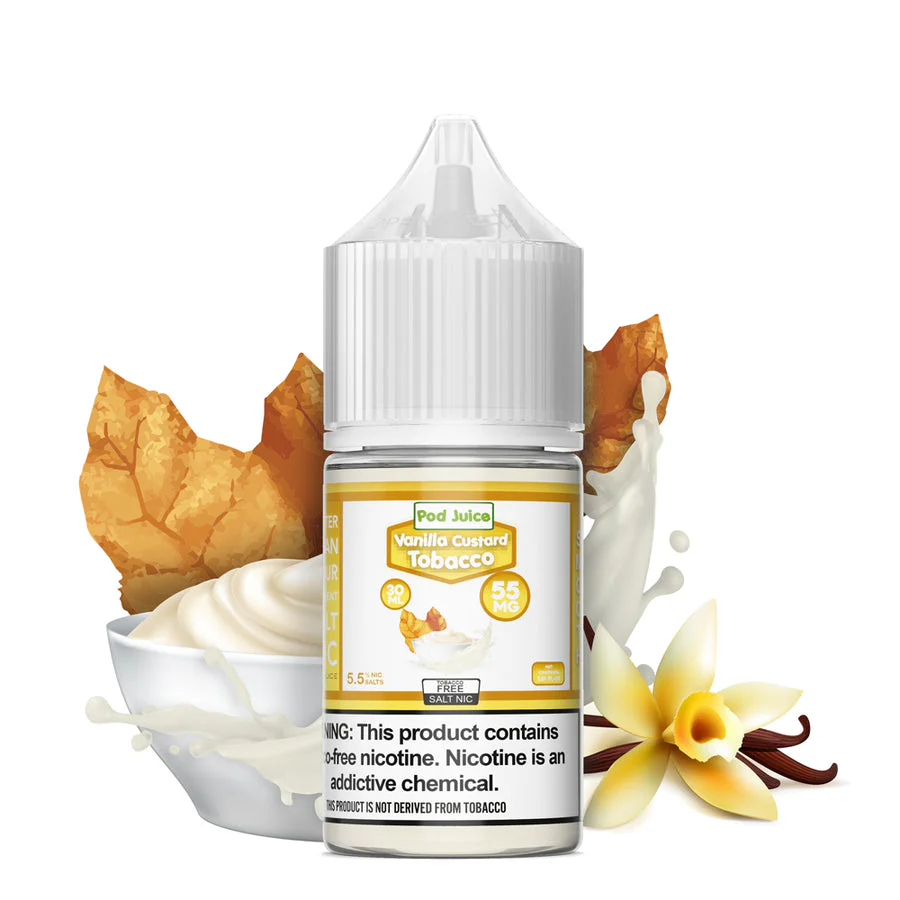 Pod Juice TFN Salt Nic - Vanilla Custard Tobacco | 30ml
