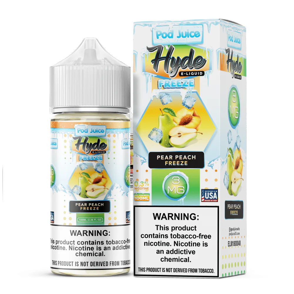 Pod Juice Freebase Nicotine - Peach Pear Freeze