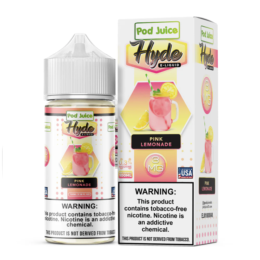 Pod Juice Freebase Nicotine - Pink Lemonade