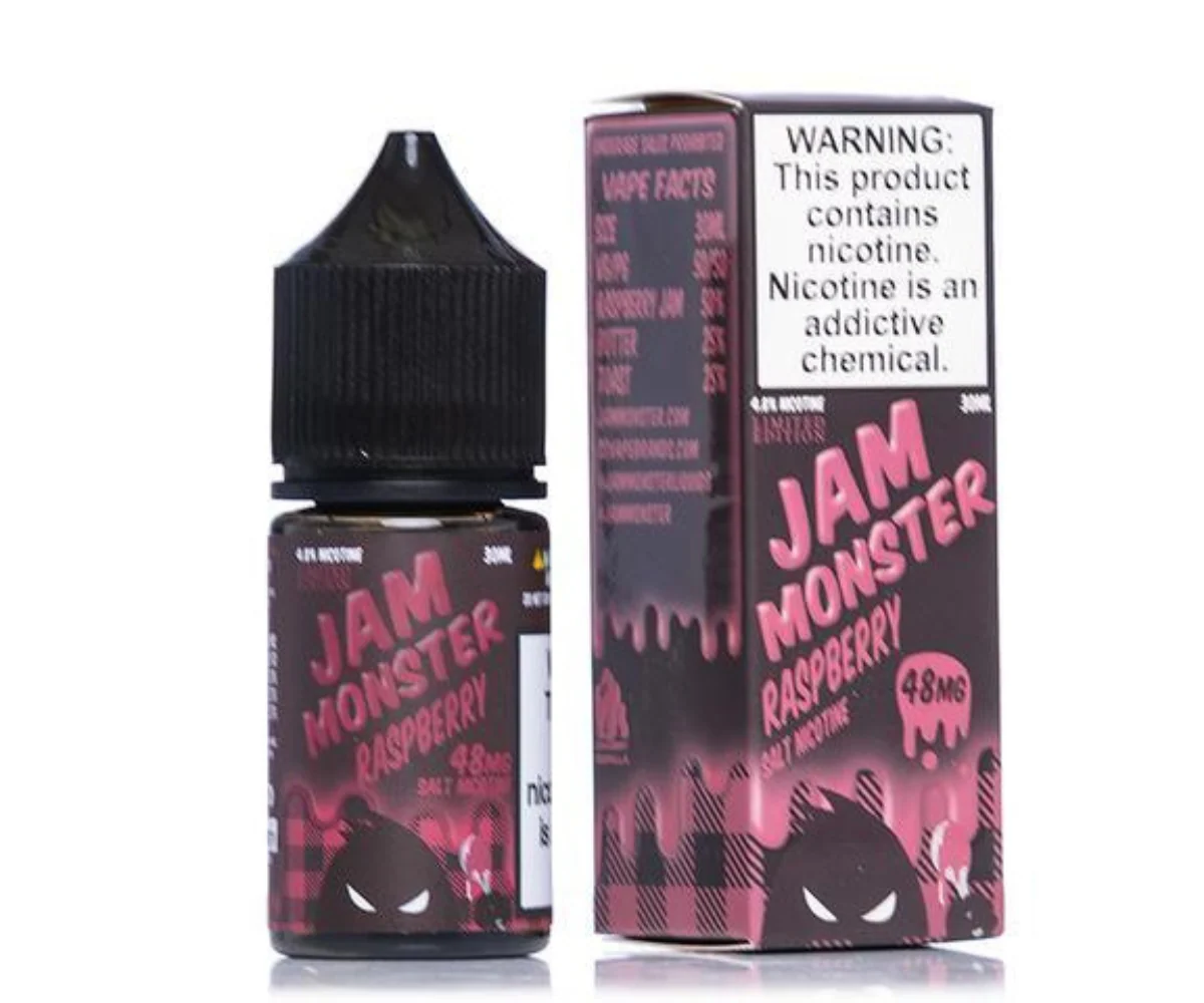 Raspberry By Jam Monster - Salt Nicotine - 30ml (TFN) - Image 2