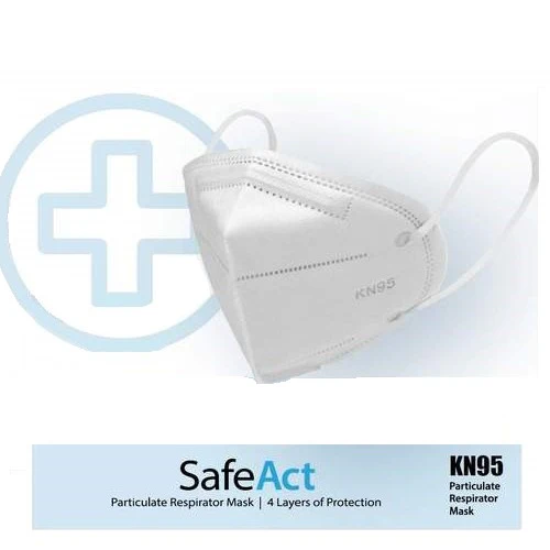 SafeAct KN95 Particulate Respirator Mask - 10 Pack