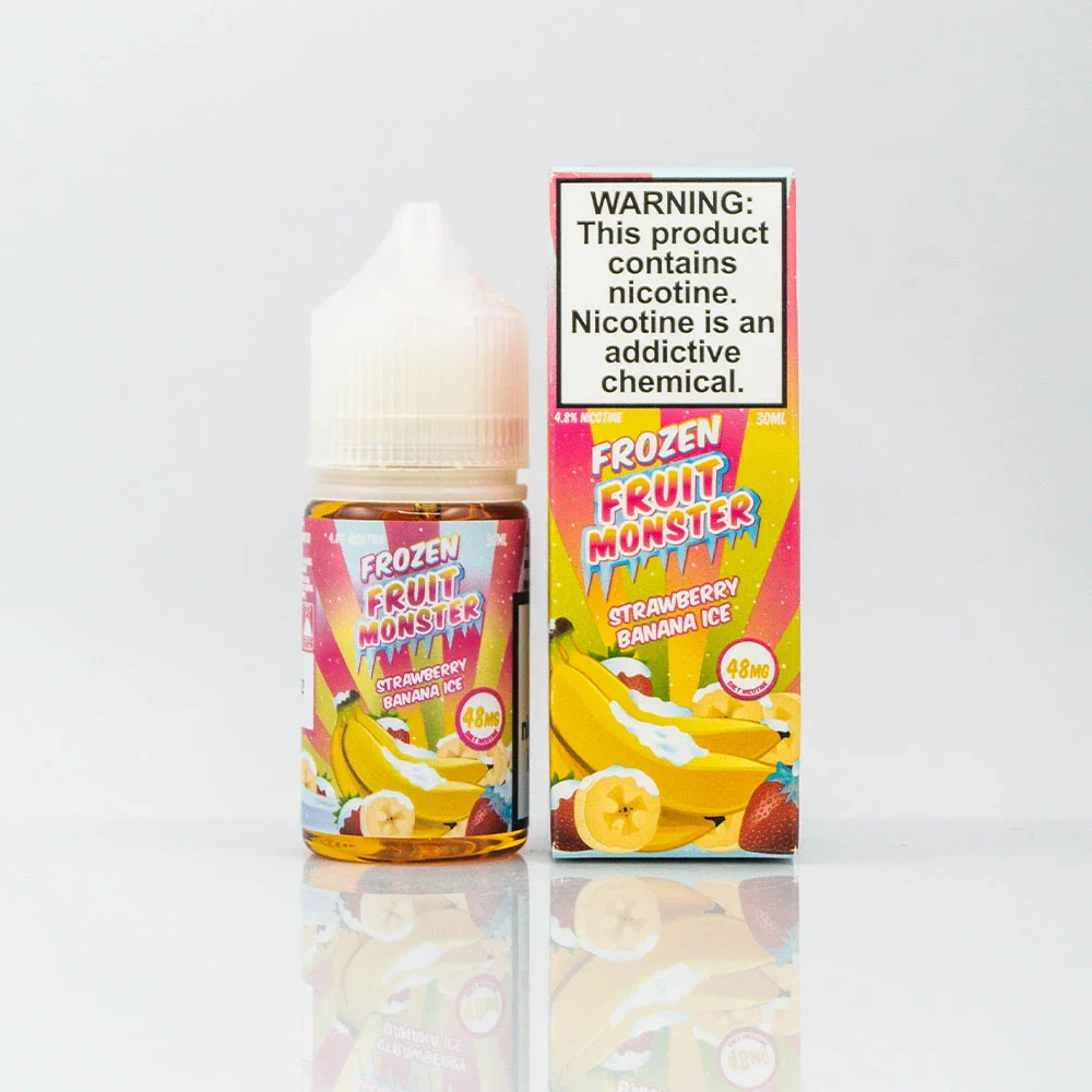 Strawberry Banana Ice By Frozen Fruit Monster - Salt Nicotine - 30ml (TFN) - Image 2