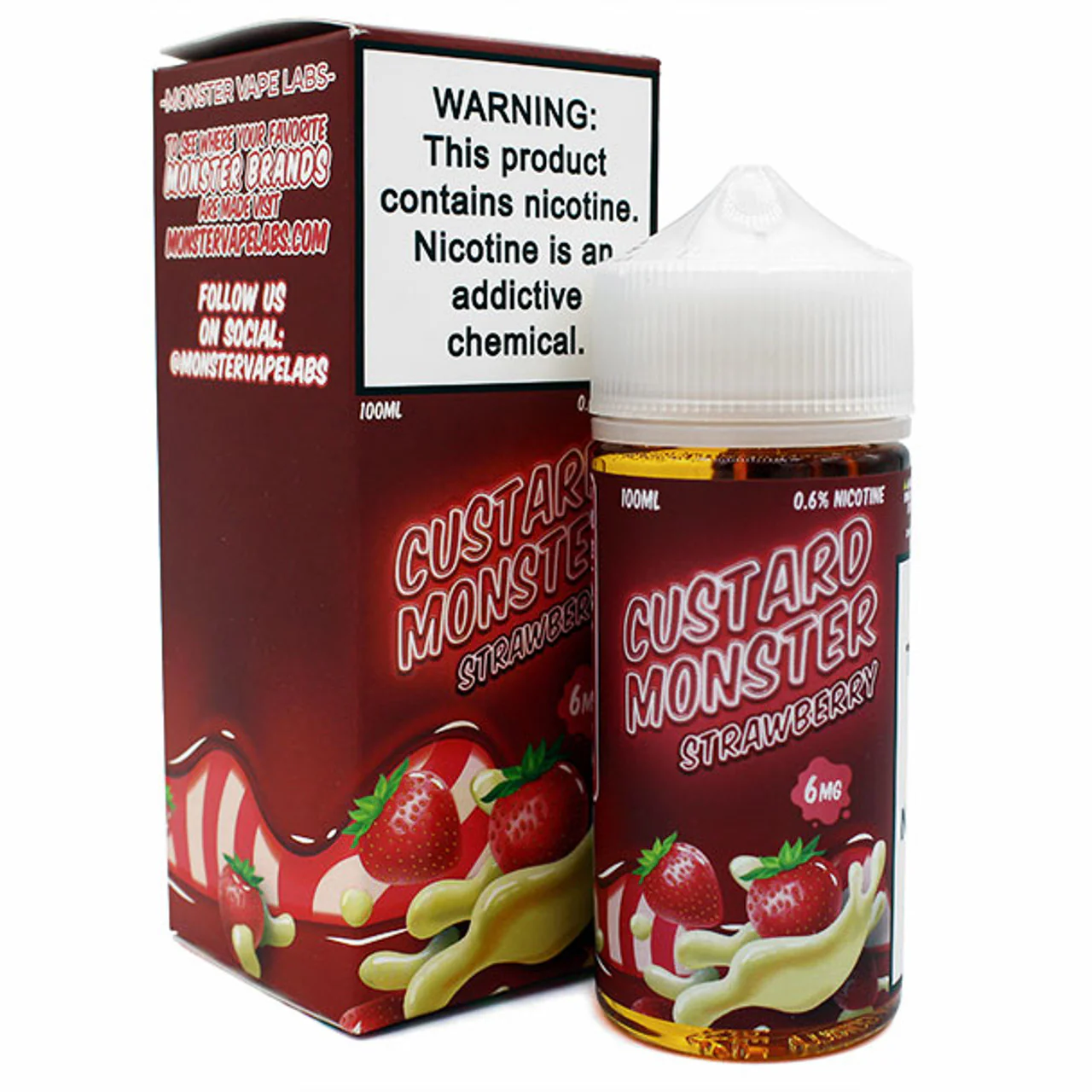 Strawberry By Custard Monster - 100ml (TFN)