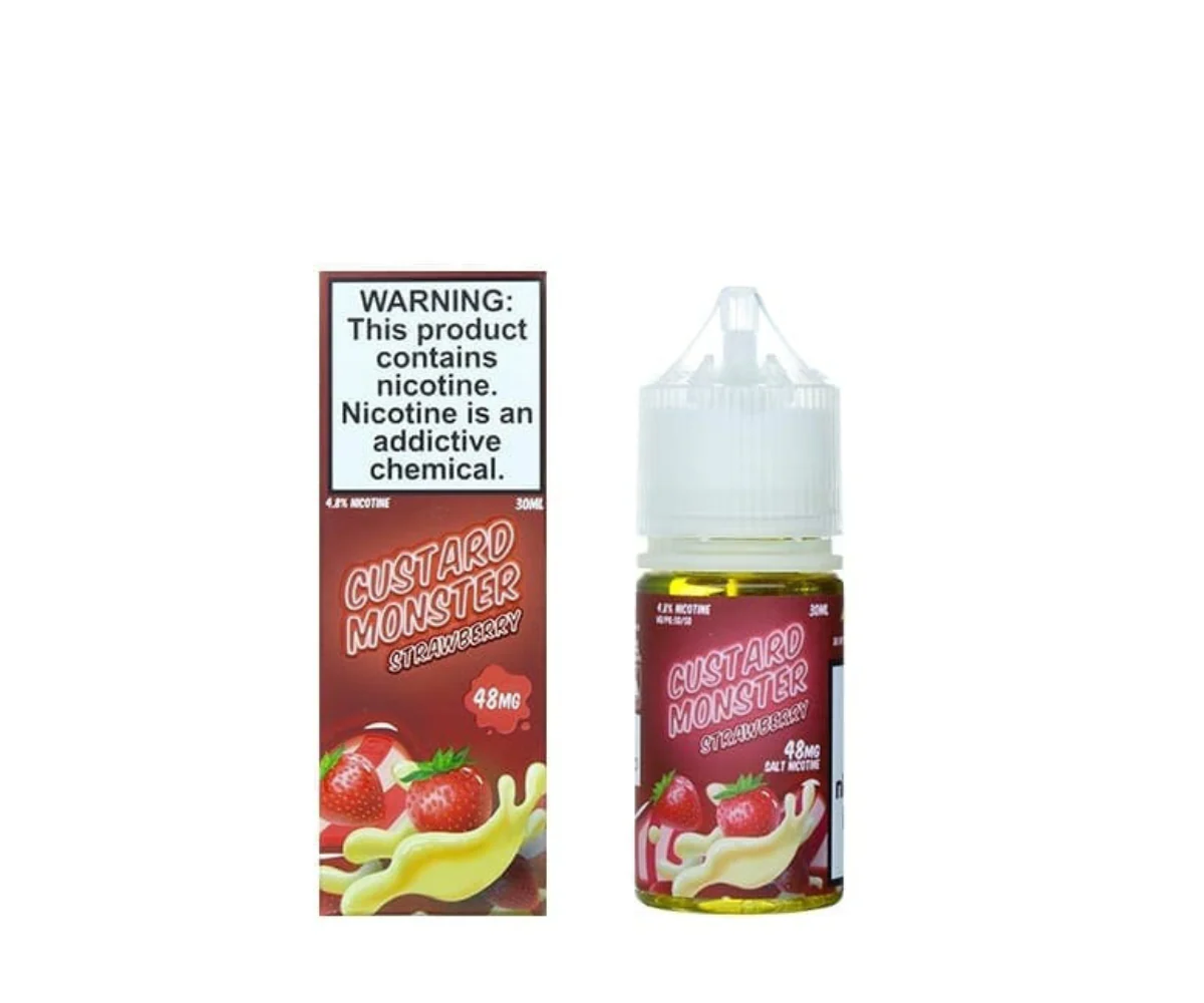 Strawberry By Custard Monster - Salt Nicotine - 30ml (TFN) - Image 2