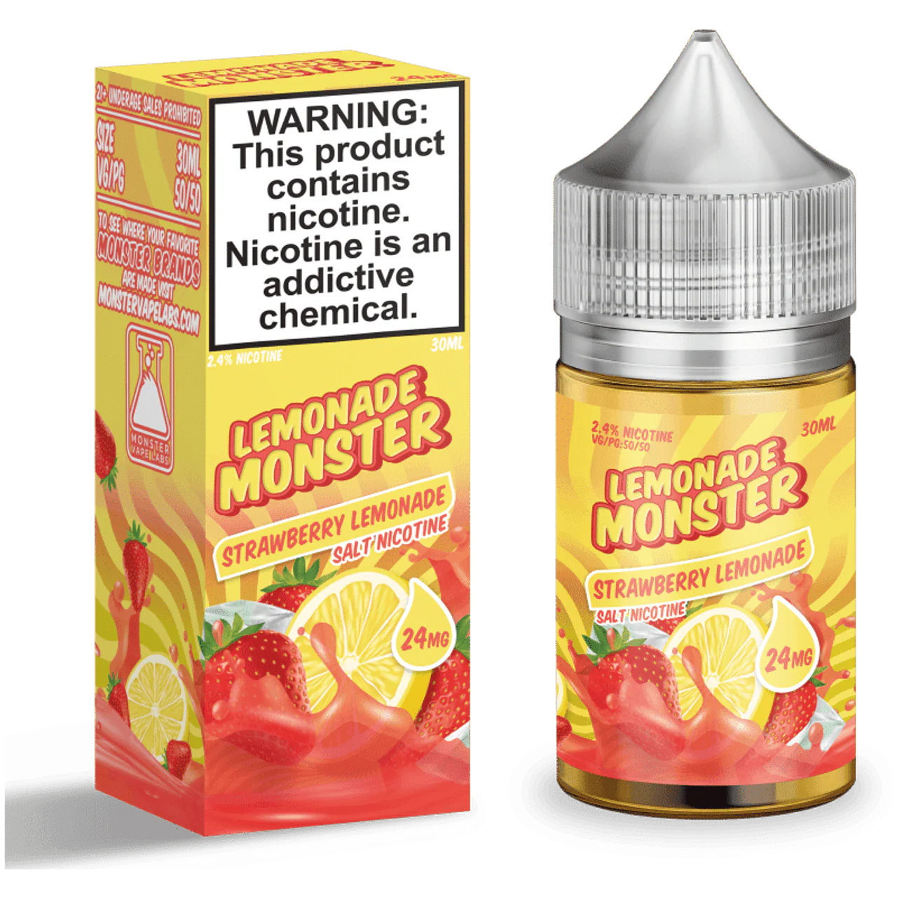 Strawberry Lemonade By Lemonade Monster - Salt Nicotine - 30ml (TFN)