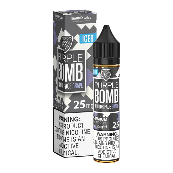 VGOD Salt Nic Iced Purple Bomb 30mL